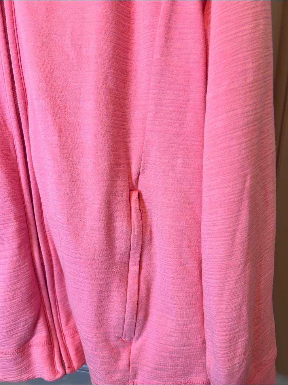 Talbots Pink Full-Zip Utility Jacket - Picture 3 of 4